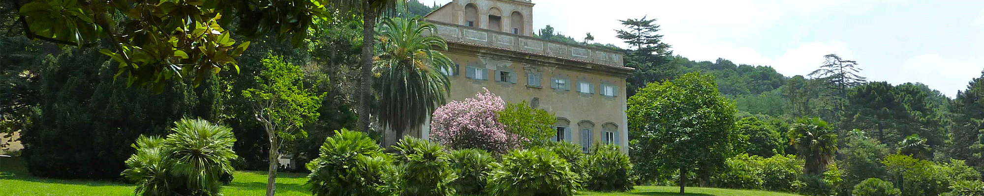 Esterno della Villa di Corliano in provincia di Pisa